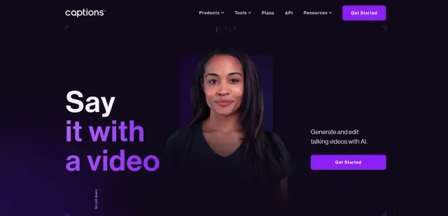 Captions Video editing