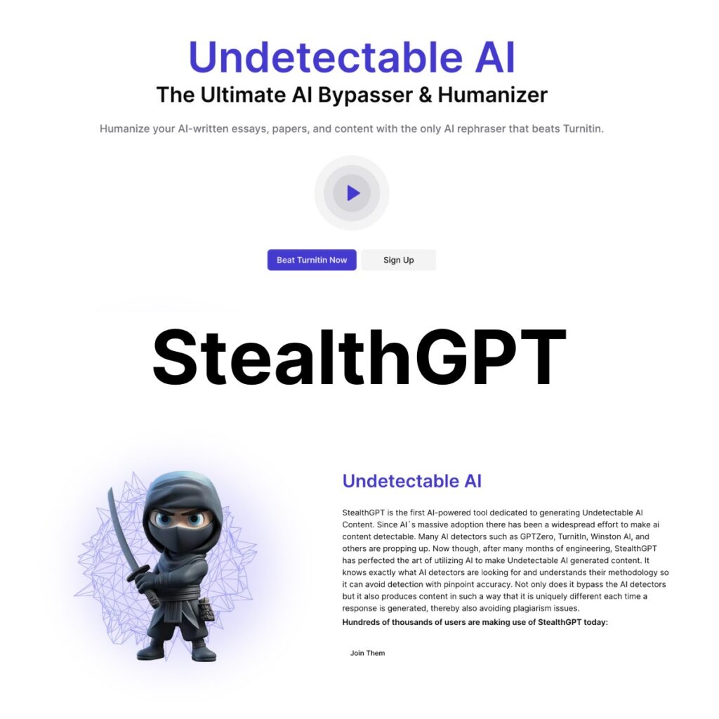StealthGPT AI bypassing ntool