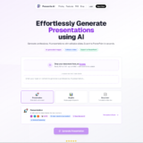 presentia ai make presentation using ai