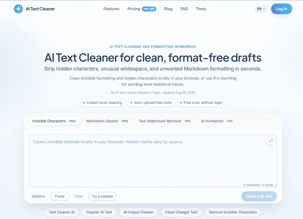 AI Text Cleaner