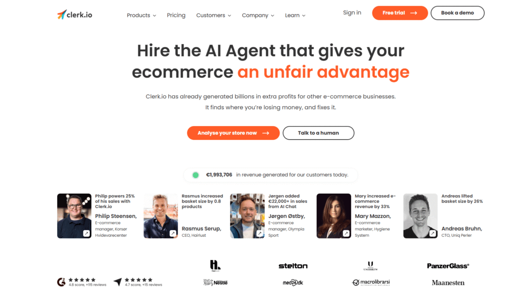 Clerk.io 2 Clerk.io