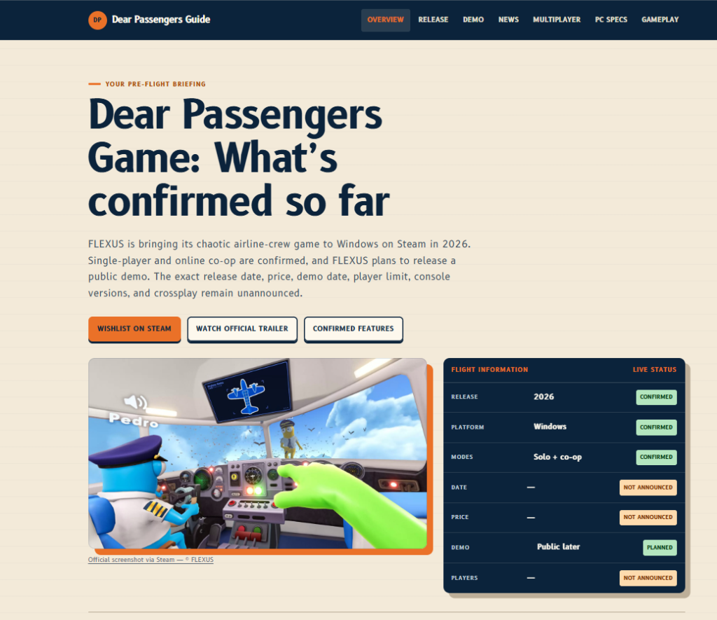 Dear Passengers Guide gameplay