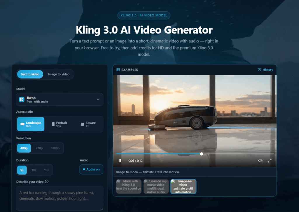 Kling 3.0 AI Video Generator 2 Kling 3.0 AI Video Generator