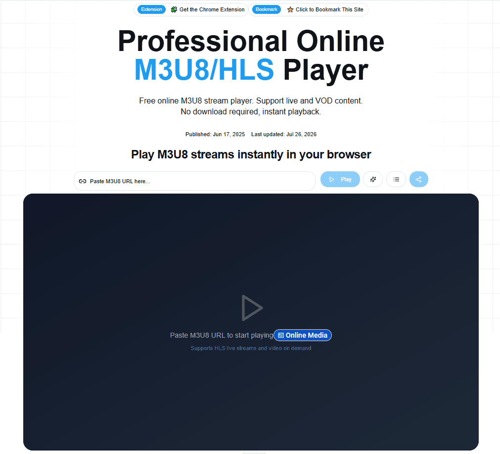 M3U8 Player