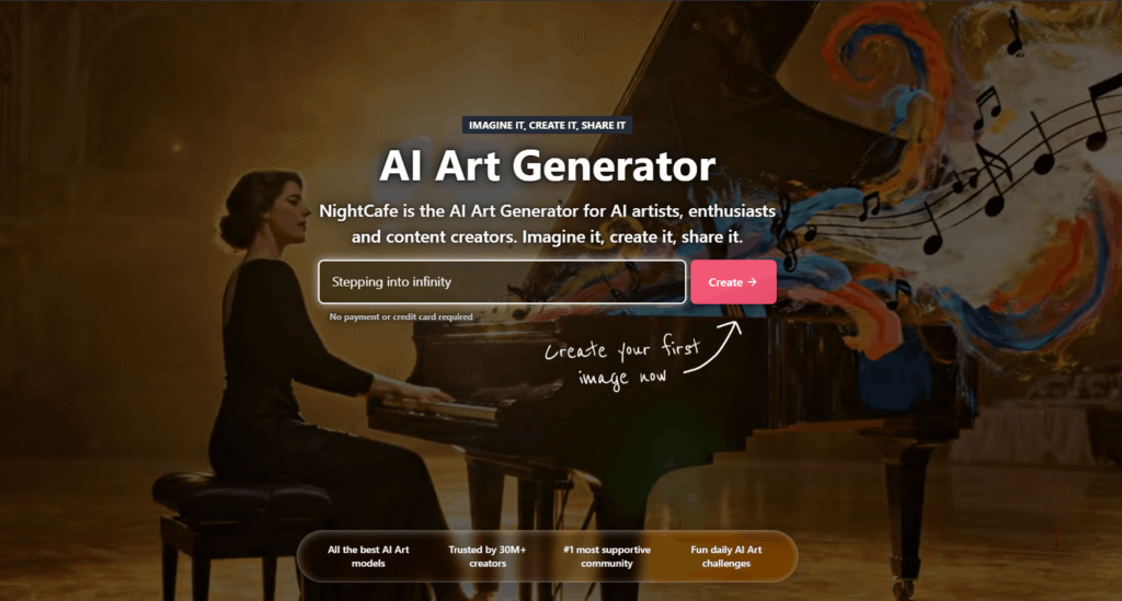 NightCafe Studio generative art