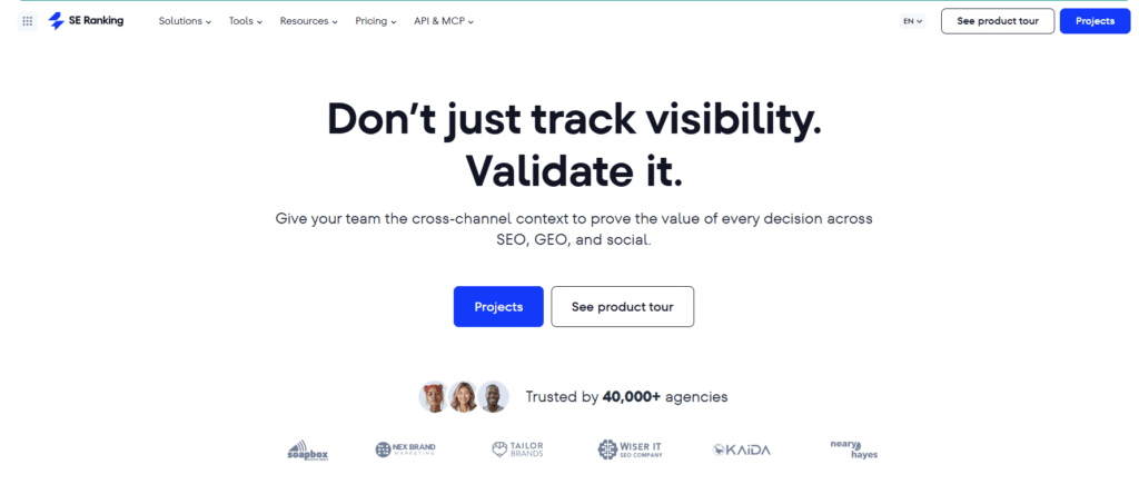 SE Ranking seo tool