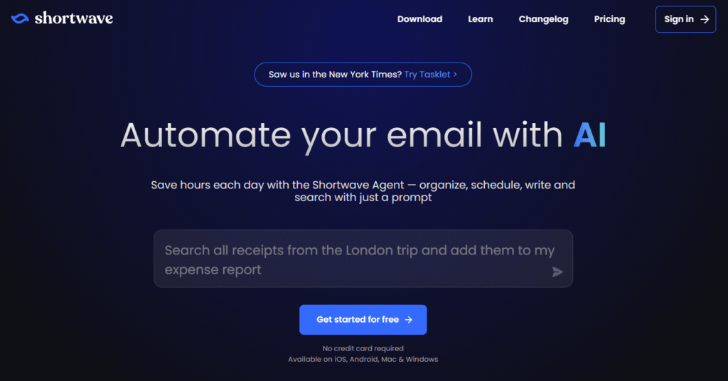 Shortwave AI 2 Shortwave AI email