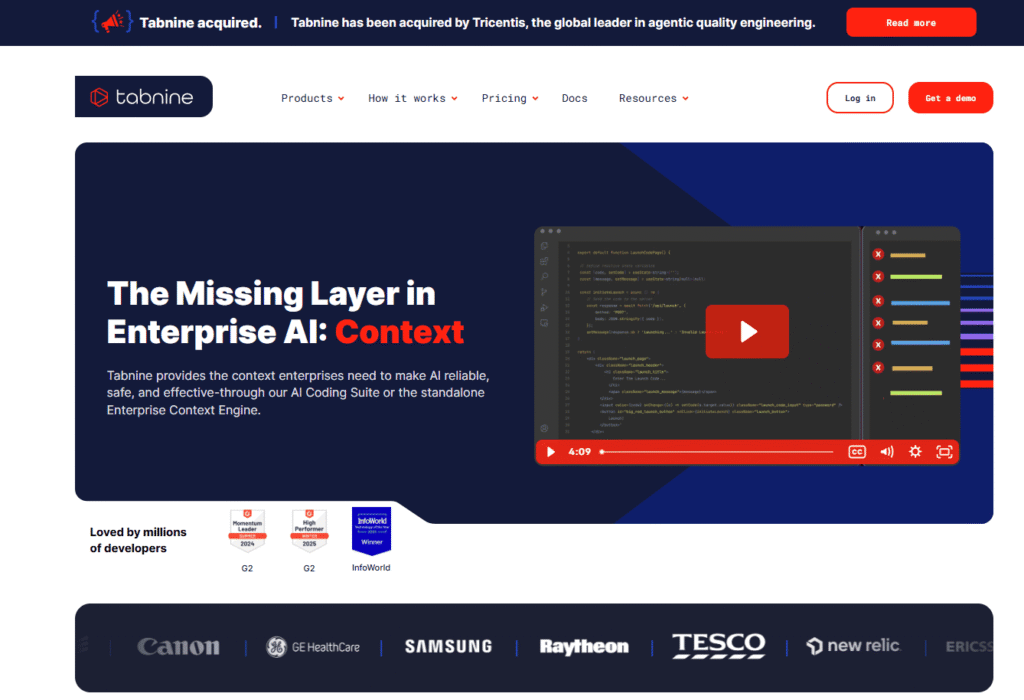 Tabnine 2 Tabnine AI Coding Assistant