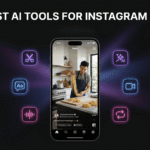 AI tools for Instagram Reels content creation shown on a phone screen