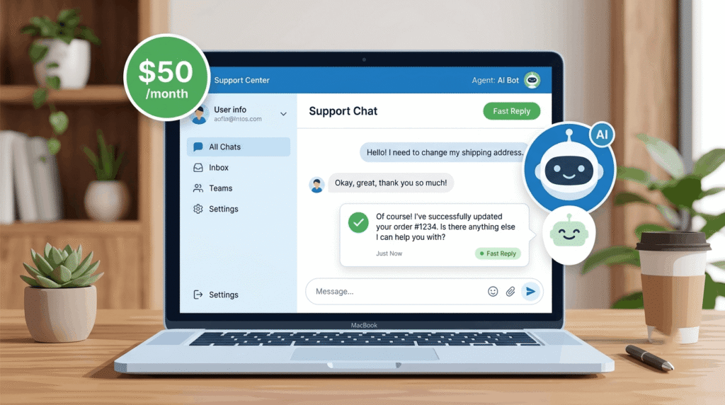 Best AI chatbot for customer support under $50 a month 2027