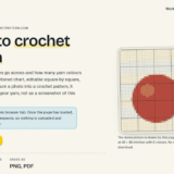 Stitchgrid image to crochet pattern chart showing a photo converted into a stitch grid