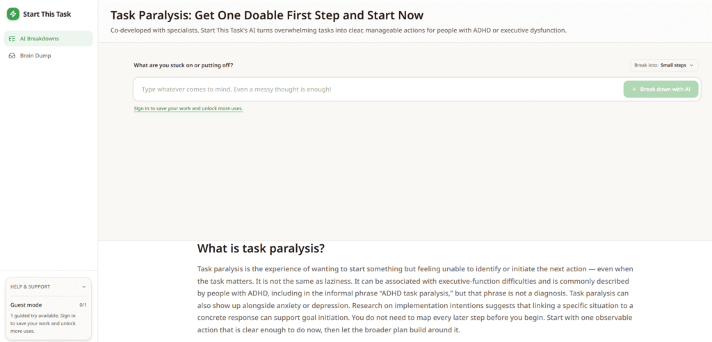 Start This Task 2 Start This Task AI tool
